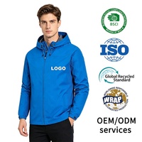 Veste de randonnée avec logo personnalisé, coupe-vent unisexe, à capuche, légère, pour l'extérieur, printemps, automne, hiver, imperméable, Gore-Tex