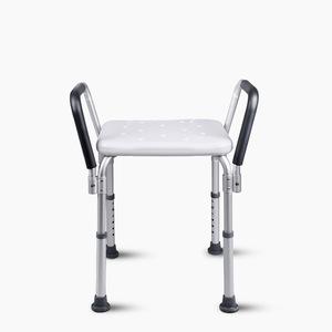 Shenyu Shower Chair Aluminum Alloy <b>Adjustable</b> <b>Height</b> Non Slip Bathroom <b>Stool</b> For Elderly Adults Pregnant Women - Product Image 5