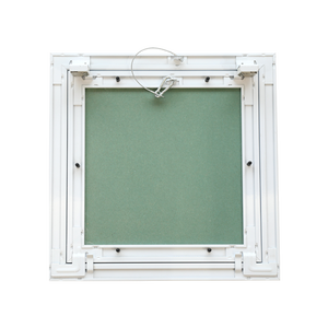 Plaque d'accès dissimulée carrée en alliage d'aluminium avec loquet magnétique tactile pour plafond en plaques de plâtre, extérieur et sous-sol - Product Image 5