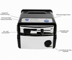 Taladro de uñas eléctrico cepillado de Metal profesional G5 UP200, máquina pulidora de pedicura, uso en salón - Product Image 2