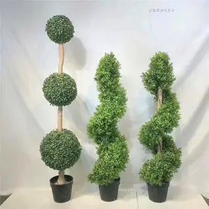 Peyzaj plastik yapay milan topiary çim top