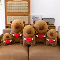 Peluche Capybara de Qualité Supérieure, Douce et Réaliste, Jouet en Peluche pour Décoration de Crèche, Cadeau de Fête, Livraison Rapide, Nouveau