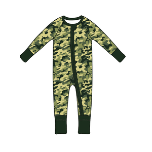 Mono de bebé personalizado con logo, de punto de bambú, 200-220 g/m², informal, estilo vaquero occidental, estampado, manga larga, otoño, ¡Oferta! - Product Image 6