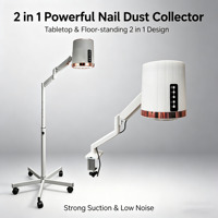 IBelieve Pro Aspirateur de poussière pour ongles sur pied avec pince de fixation, forte aspiration, système de nettoyage professionnel pour ongles, fournisseurs