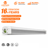 Luminaire LED Tri-Proof Personnalisé en Aluminium IP65 Certifié ETL Garantie 5 Ans Luminaire Linéaire pour Projets d'Entrepôts Commerciaux