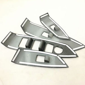 Botón de interruptor de vidrio para ventana, accesorios interiores, cubierta embellecedora de fibra de carbono para <span class=keywords><strong>Mazda</strong></span> 2017 CX5 2018 2019 2020 2021 <span class=keywords><strong>2022</strong></span> - Product Image 6