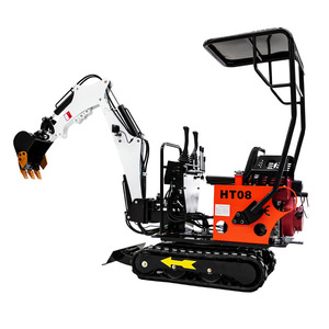 Miniexcavadora HT08 Tipo Oruga con Radio de Giro Corto para Uso en Jardinería, Agricultura y Construcción - Product Image 3