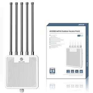Outdoor Omnidirectional Antenna 1800M Dual-Frequency 5G Wireless Router IP67 WiFi6 Repeater With Ethernet No <b>Modem</b> High-performa - Product Image 4