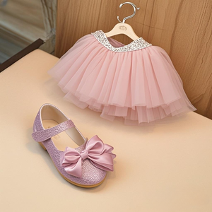 2025 <span class=keywords><strong>scarpe</strong></span> da principessa in stile moda da ragazza estive con Design elegante con fiocco migliori regali per ragazze - Product Image 3