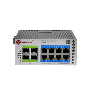 Xallcom x9148 công nghiệp mạng chuyển đổi đầy đủ Gigabit 8 GE Ethernet 4 GE <span class=keywords><strong>SFP</strong></span> cổng Quản Lý Doanh nghiệp cho điểm truy cập không dây - Product Image 3