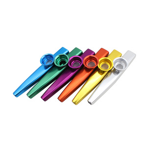 Offre Spéciale enfants adultes facile petit accompagnement Instrument de musique diffusion en direct blogueurs métal <span class=keywords><strong>sifflet</strong></span> couleur <span class=keywords><strong>KAZOO</strong></span> - Product Image 5