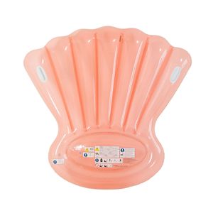 Fauteuil flottant gonflable pour adultes en forme de coquille rose, 160x160x20cm, en PVC, avec coussin - Product Image 5