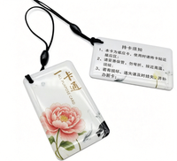 HUAHAI HH852 F08 Puce NFC programmable mini pour étiquette de contrôle d'accès 213/215/216 13,56 MHz personnalisée ronde