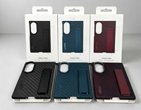 Étui avec béquille en fibre de carbone pour Samsung Galaxy Z Fold8 Fold 8 Ultra avec 2 protections d'écran en verre trempé, coque de téléphone Funda