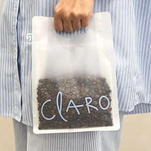 Bolsas de Café Mate Esmeriladas con Logotipo Personalizado, Bolsas de Plástico Laminado con Sellado de Ocho Lados, Cierre Reutilizable y Asa de Fácil Apertura - Product Image 4
