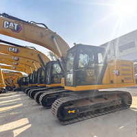 Excavatrice sur chenilles d'occasion CAT 320D, moteur d'origine 148 CV, stable, haute portée, chargement rapide, faible consommation de carburant, pour travaux de construction