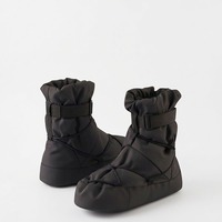 BW120 Chaussures de ballet en coton pour adulte, avec sangle enveloppante, chaudes et épaissies, pour l'entraînement et la pratique de la danse en intérieur