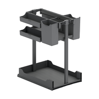 ARTSTEEL Organisateur de tiroir à épices et assaisonnements de cuisine multifonctionnel 3 faces en alliage d'aluminium durable et écologique – Garantie 1 an