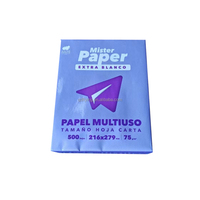 Venta de fábrica A4 Papel carbón 500 hojas Papel de copia de pulpa de madera pura 80 GSM