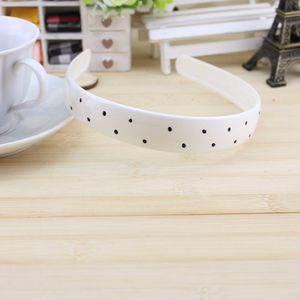 Diademas de plástico para niños, colores mezclados, lunares, accesorios casuales para el cabello para niños - Product Image 3