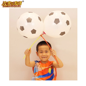 Popular Top Grade Festival <strong>Mongolfiera</strong> Bianca Rubber Latex Printed Football Balloon Palloncino Aluminum Foil Wedding Balloons - Product Image 5