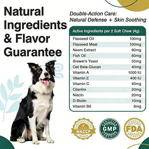 Suplemen Probiotik Hewan Peliharaan OEM/ODM untuk Anjing, Chinchilla, Burung Beo, Meningkatkan Imunitas, Meningkatkan Kesehatan Usus, Penyerapan Cepat, Kunyah Lembut - Product Image 3