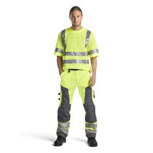 BLAKLADER - 341310093300XL Camiseta Hi-Vis Amarilla-EAN 7330509708880 ROPA DE TRABAJO DE LA HI-VIS - Product Image 3