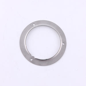 Manomètre axial à huile fourni par le fabricant, à flanges plates mates, en acier inoxydable, différentes tailles : 40 mm, 50 mm, 63 mm, 100 mm - Product Image 4