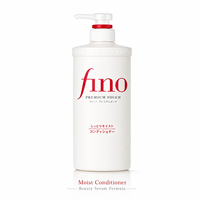 Après-shampoing concentré Fino Premium Moist, formule japonaise à base de plantes biologiques sans silicone, 550 ml, sérum de beauté pour cheveux secs