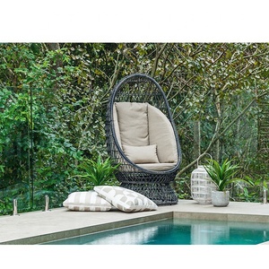 Fauteuil suspendu de jardin en rotin de haute qualité au design moderne pour les loisirs en plein air, idéal pour les hôtels, les salons, les villas et les balcons. - Product Image 3