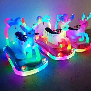 Coche Eléctrico Doble Linglu para Niños con Batería, Control Remoto y Temporizador, Equipo de Entretenimiento para Parques de Atracciones - Product Image 3