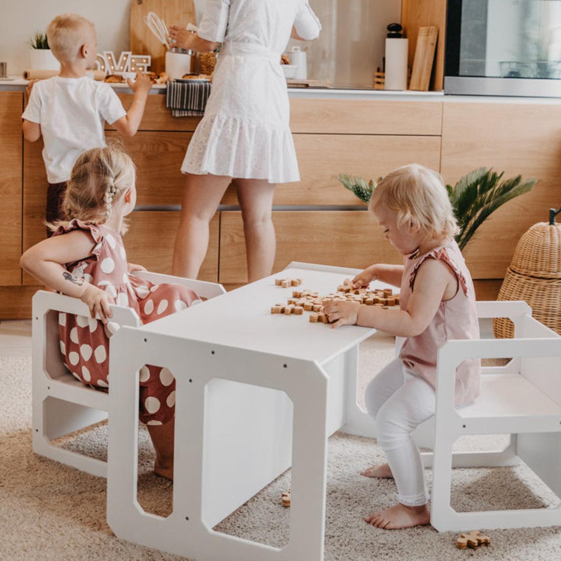 В наличии, Популярный Домашний игровой детский учебный стол для малышей, детский стол и стулья, набор детской мебели