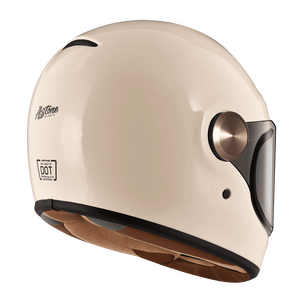 Nuevo Casco Integral Vintage ASTONE GT4 Blanco Brillante ABS - Product Image 3