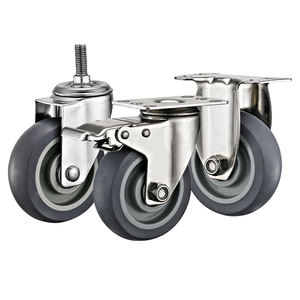 3 "4" 5 "Anti-Rost-Wirtschaft TPR Caster Industrie räder Caster Hersteller Edelstahl Castor - Product Image 1