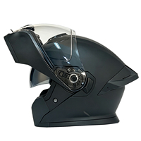 Casque de moto modulaire intégral personnalisable rapide DOT&ECE, double visière, coque légère en ABS, toutes saisons, unisexe adulte, personnalisable