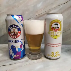 33cl500ml缶詰ラガービールファクトリーoemプライベートラベル超強力醸造クラフトダークスタウトブラックビール中国からの輸出用