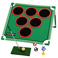 Ensemble d'entraînement de golf miniature d'intérieur avec cible de pratique et jeu de chipping familial, marque d'origine CN, sans marque