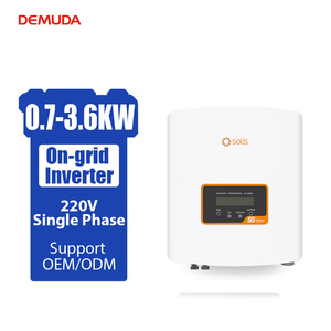Inversor Solar Híbrido Conectado a la Red <span class=keywords><strong>Solis</strong></span>, Sistema de 700W, 1.5KW, 2KW, 2.5KW, 3KW, 3.6KW, S6-GR1P(0.7-3.6)K-M, Inversor de Corriente CA Monofásico - Product Image 1