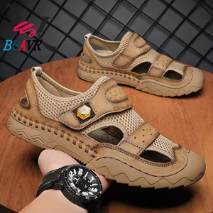 Sandalias Casuales para Hombre, Cosidas a Mano, para Exteriores, Venta Directa de Fábrica - Product Image 6