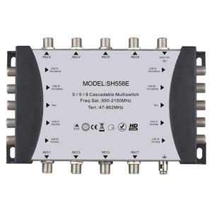 5X5X8 Cascade Vệ Tinh <span class=keywords><strong>Multiswitch</strong></span> Hệ Thống Tín Hiệu Truyền Hình Vệ Tinh Bền Chuyên Nghiệp <span class=keywords><strong>Multiswitch</strong></span> - Product Image 1
