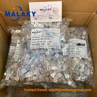 MALAXY Connecteur d'écrou carré Cube électrique Écrou fixe à trois côtés en alliage d'aluminium