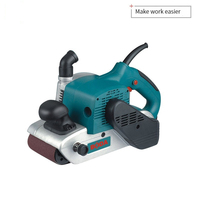 Ponceuse industrielle à bande de polissage pour le travail du bois de 4 pouces 1400W Mini ponceuse à rabot à bois filaire à vitesse variable