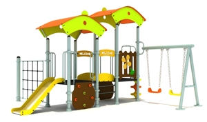 Scivolo Combinato in Acciaio Inossidabile e Plastica per Parco Giochi Asilo Nido, Attrezzatura per Giardino e <span class=keywords><strong>Immobiliare</strong></span>, Dimensioni e Colori Personalizzabili, Ristrutturazione - Product Image 2