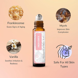 Suero Hidratante Facial, <span class=keywords><strong>Aceite</strong></span> <span class=keywords><strong>de</strong></span> <span class=keywords><strong>Coco</strong></span>, Vitamina E, Vegano, Cuidado Esencial con Frankincienso, Sándalo Calmante, Clarificante, Salud <span class=keywords><strong>de</strong></span> <span class=keywords><strong>la</strong></span> Piel - Product Image 4