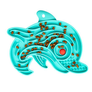 Hersteller Großhandel Silikon Slow Feeder Pad Hund lecken Matte Fisch Delphin Design - Product Image 6