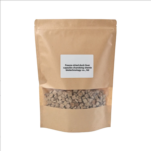 Nourriture pour animaux <span class=keywords><strong>de</strong></span> compagnie biologique OEM ODM, facile à stocker, friandises pour chiens et chats séchées par congélation, viande crue naturelle, <span class=keywords><strong>foie</strong></span> <span class=keywords><strong>de</strong></span> <span class=keywords><strong>canard</strong></span>, sans danger pour les animaux <span class=keywords><strong>de</strong></span> compagnie - Product Image 6