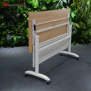 Cheap Price Modern Training Room <strong>Space</strong> Saving <strong>Small</strong> Folding Table Leg Training <strong>Desk</strong> - Product Image 3