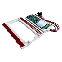 Contrôleur de miroir intelligent éclairé 12V 60W avec fonction de variation de couleur, de réglage de la température et de minuterie, et interrupteur à capteur tactile