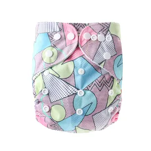 EASYMOM Newborn 3-15KG Baby Cloth Nappies Washable Pocket Cloth Diapers Nappy With Insert
