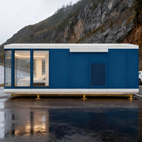 Maison capsule spatiale V7+ de 52 m², maison préfabriquée en kit, villa indépendante à 2 chambres pour complexe familial
